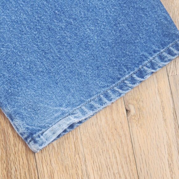 Calvin Klein Womens Jeans Size 15 Straight Leg Blue Denim High Rise Vintage 90s - Picture 7 of 9